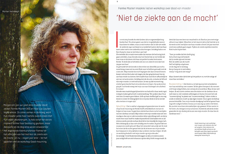 Femke Mostert - Niet de ziekte aan de macht